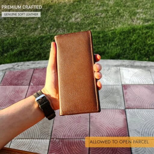 Soft Long Pure Leather Wallet